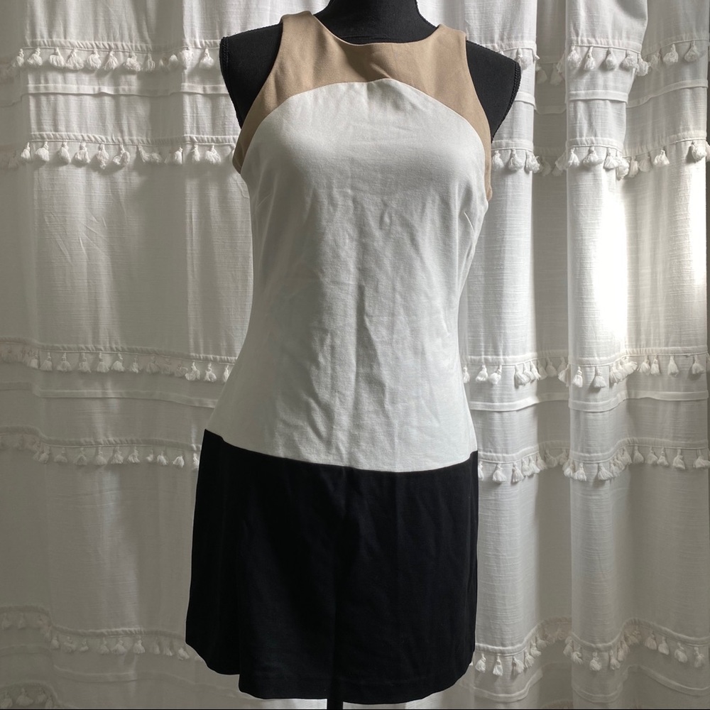 Mango Suit Colorblock Shift Dress